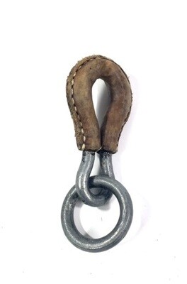 Ring zu Zugstrangen mit Leder- Umhüllung