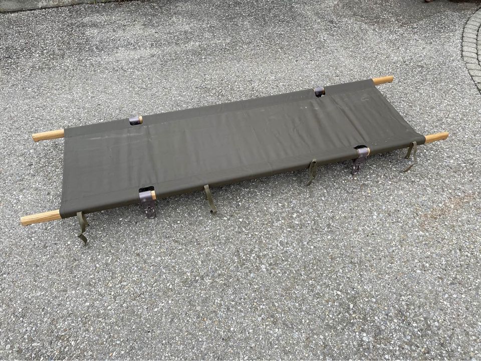Militär Trage/Tragbare/Krankenbare/Feldbett Schweizer Armee