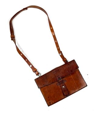 Militär Sanitätstasche Schweizer Armee, Umhängetasche Handtasche aus Leder