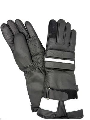 Militär Leder- Motorradhandschuhe Schweizer Armee
