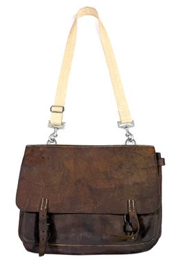 Militär Ledertasche Schweizer Armee, Umhängetasche, Notebooktasche aus Leder