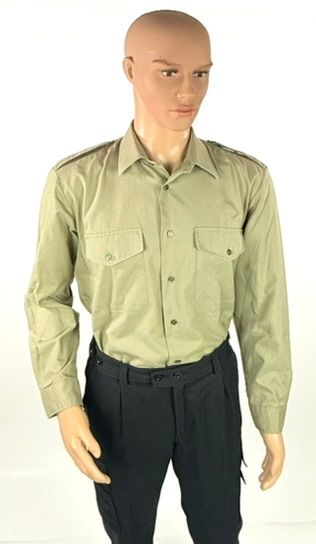 Militär Hemd Oliv Schweizer Armee