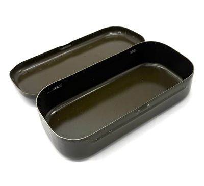 Militär Metall-Schachtel/Box/ Brillenetui Schweizer Armee