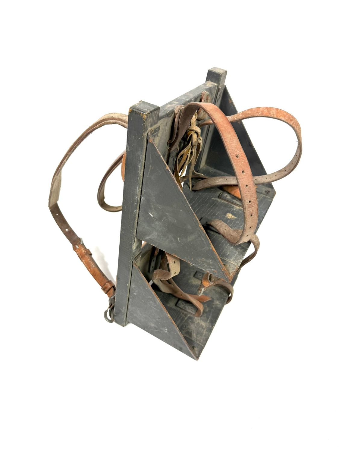 Traggestell/ Tragräf für Munitionskisten Antik