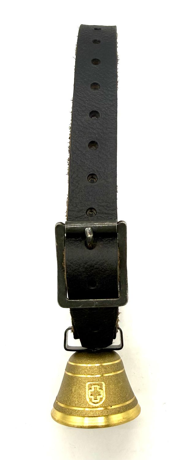 Schafglöcklein 4cm mit Riemen Schwarz
