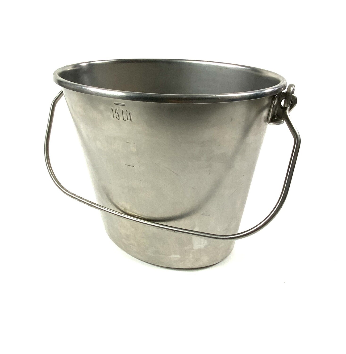 Edelstahlbehälter 15L , Inox Gstro Kessel 15 L aus Edelstahl Schweizer Armee