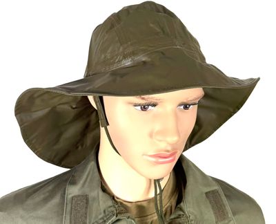 Regenhut 90 Oliv Wasserdicht