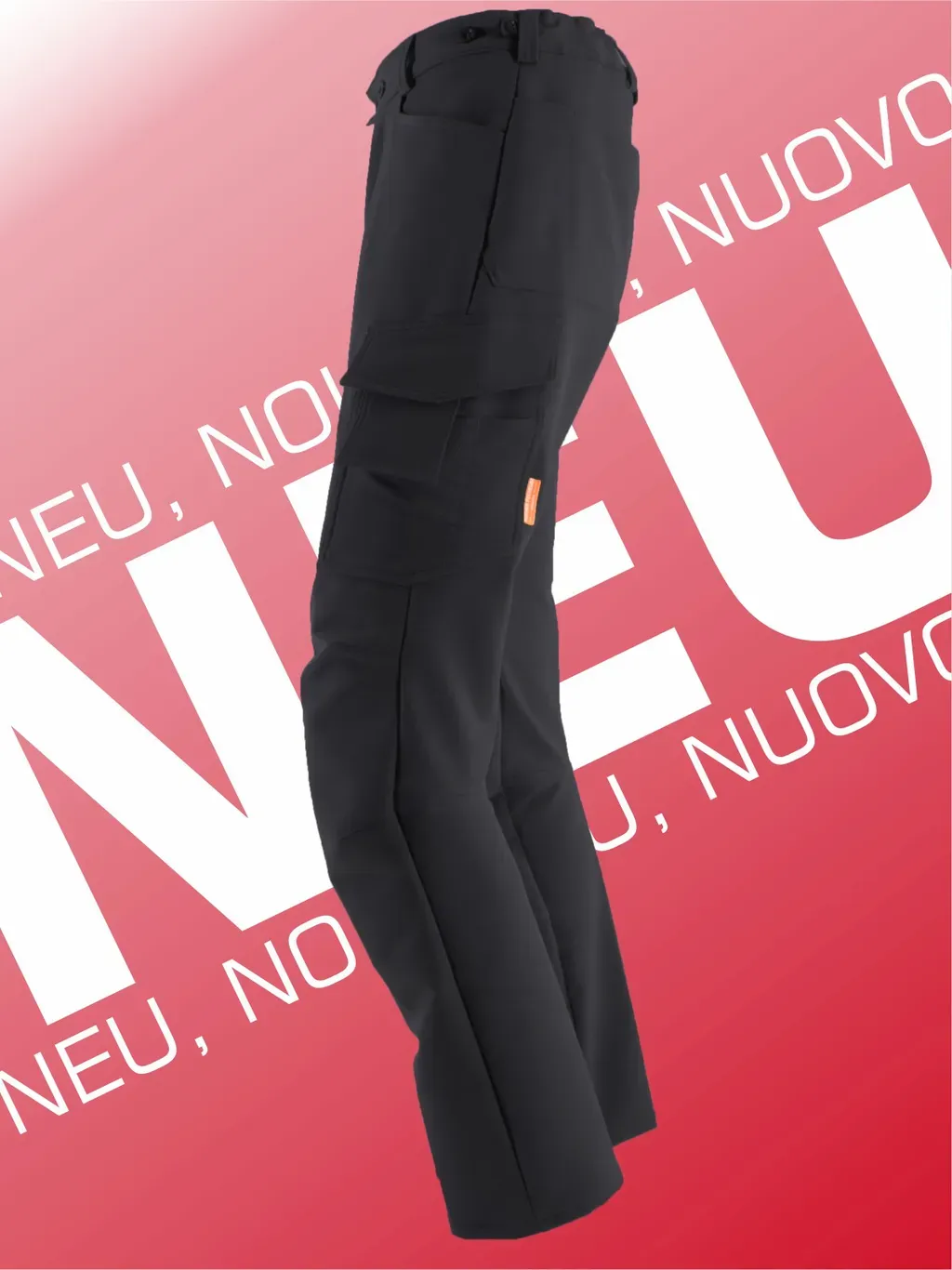 Arbeitshose Fischer/Pêcheur Bi-Flex Stretch Schwarz
