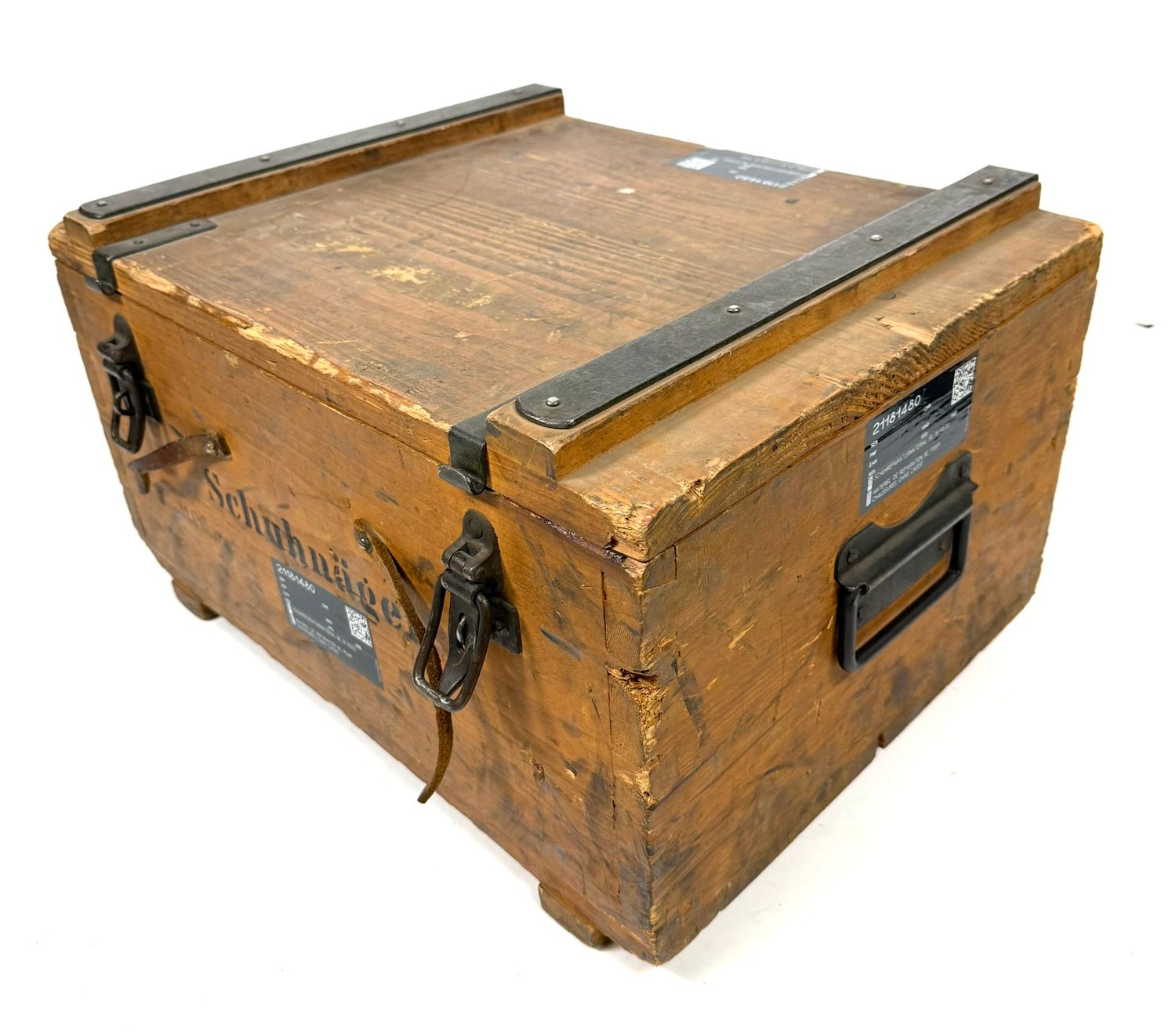 Original Schweizer Armee Holzkiste – Vintage Holzkiste mit Geschichte