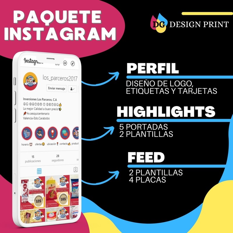 Paquete para Instagram