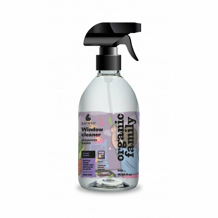TĪRĪŠANAS LĪDZEKLIS STIKLAM UN SPOGUĻIEM. CHEMISTRY HACK. 500ML