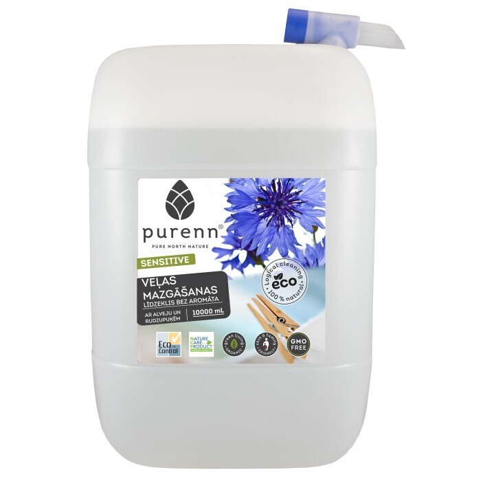 PURENN СРЕДСТВО ДЛЯ СТИРКИ БЕЗ АРОМАТА.SENSITIVE 10L