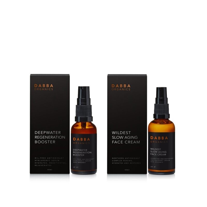 Deepwater Regeneration Booster + Wildest pretnovecošanas sejas krēms
