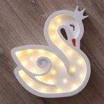Happymoon naktslampa "gulbis"