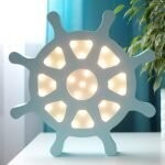 Happymoon naktslampa "kuģa stūre"