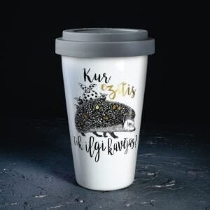 Ceļojuma krūze, ezis "Kur ezītis tik ilgi kavējas?"