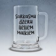 Alus kauss, "Sarkasmu dzeru lieliem malkiem"