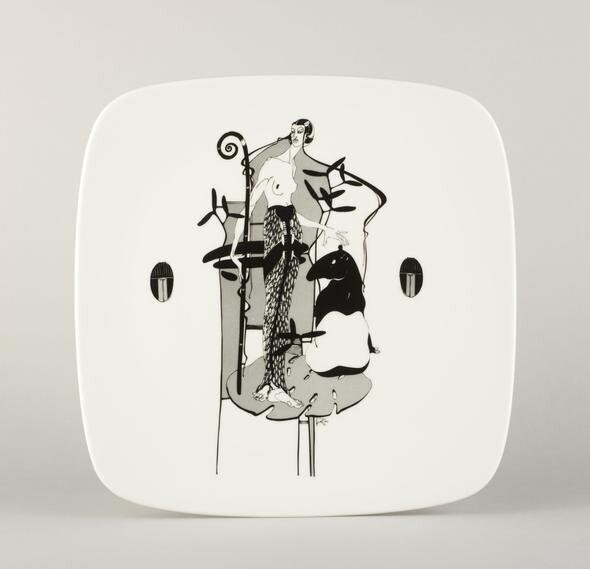 Porcelāna šķīvis Tapīrs, Roberts Koļcovs