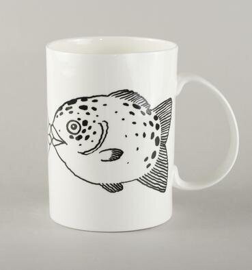 Porcelāna krūze, Zivs