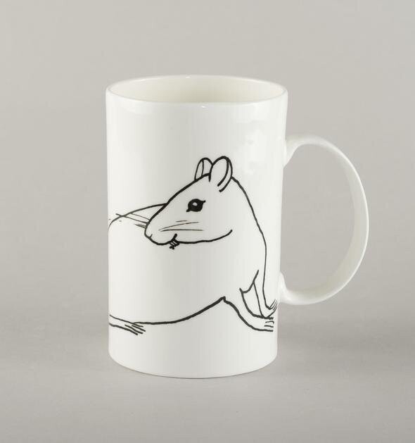 Porcelāna krūze, Žurka, Izmērs: M