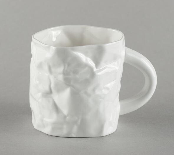 Porcelāna burzīta tējas krūze