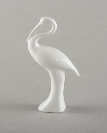 Porcelāna figūra stārķītis