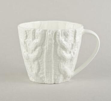 Porcelāna adīta tējas krūze Co