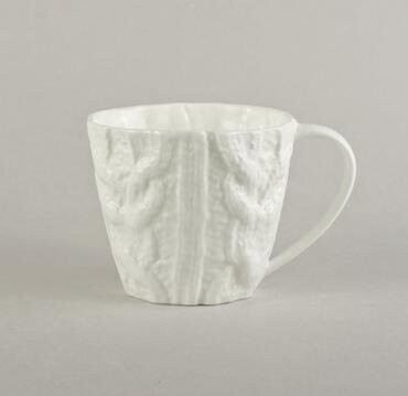 Porcelāna adīta kafijas krūze Co