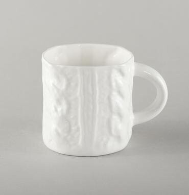 Porcelāna adīta kafijas krūze