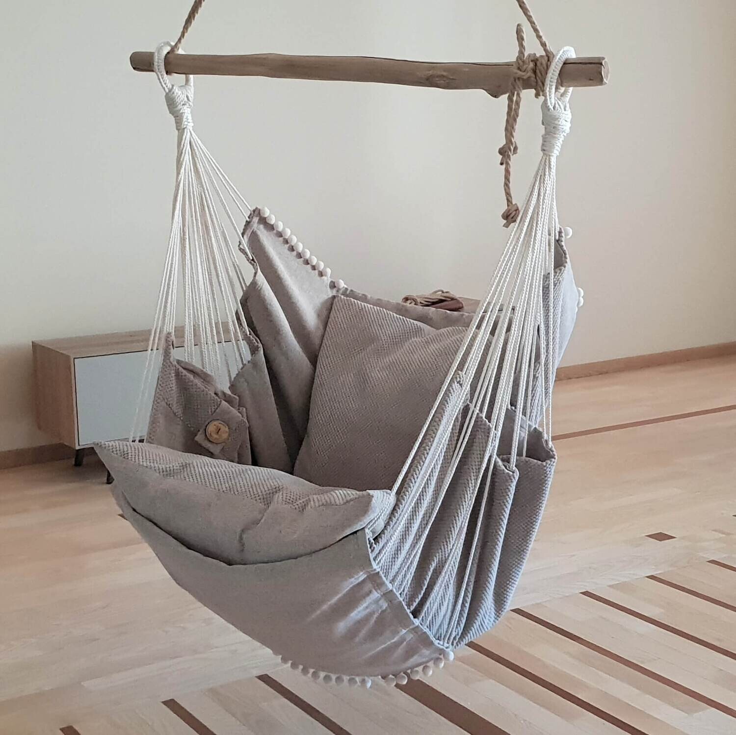 Hammock  chair- šūpuļkrēsls 386 kakao terakota