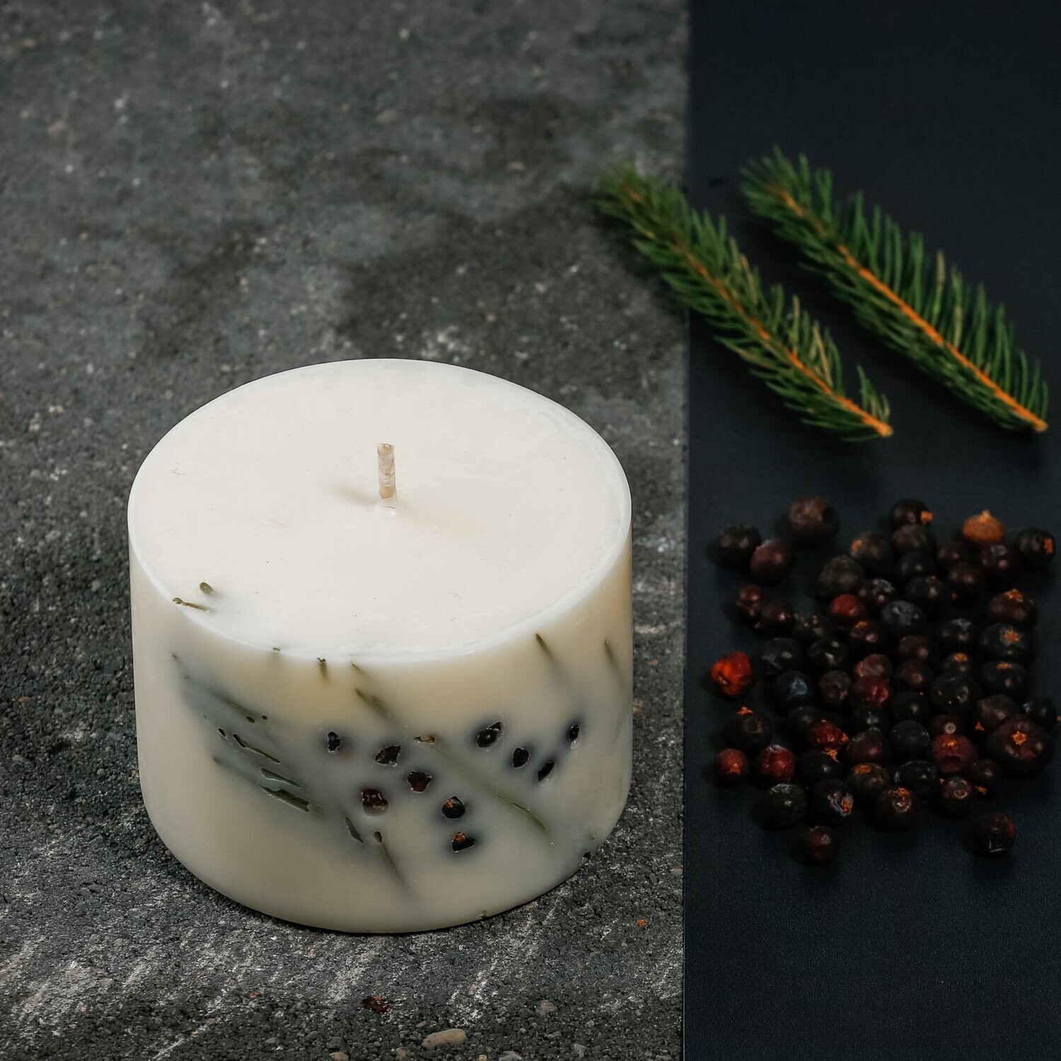 Sojas vaska svece ar Kadiķa aromātu
