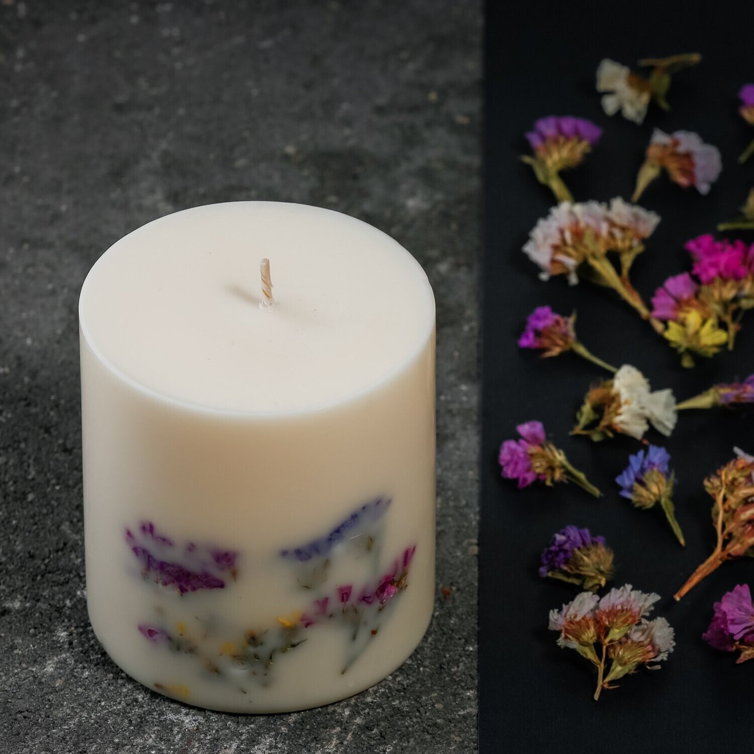 Sojas vaska svece bez aromāta