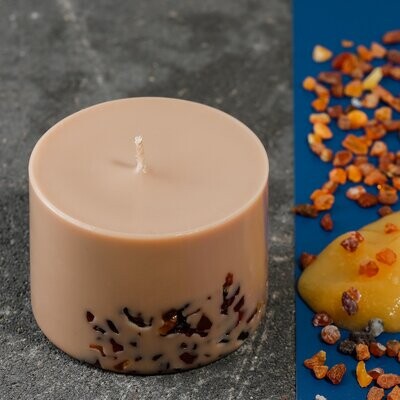 Dāvanu komplekts - sojas vaska svece ar Liepziedu- Medus aromātu un aromātiskais vasks
