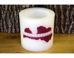 Laureta Candles Parafīna laterna, Latvijas kontūra