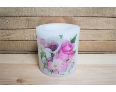 Laureta Candles Parafīna laterna, Puķes