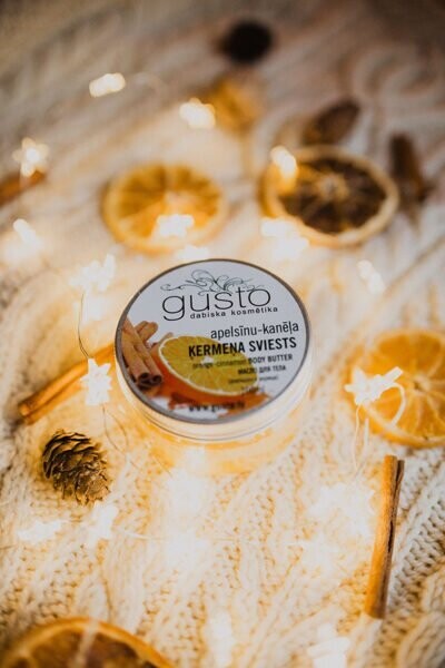 Gusto Apelsīnu - kanēļa ķermeņa sviests