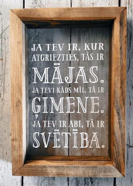 Stikla rāmis, Svētība