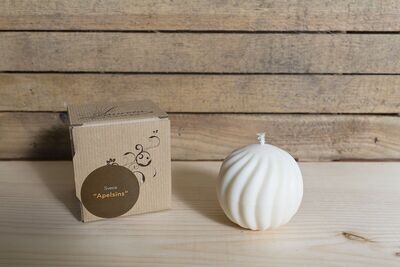 Laureta Candles Aromātiska rapšu vaska svece “Apelsīns” Laureta Candles Aromātiska rapšu vaska svece “Apelsīns”