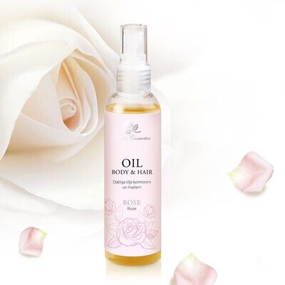 Dabīga eļļa ķermenim un matiem – rožu 200 ml Dabīga eļļa ķermenim un matiem – rožu 200 ml
