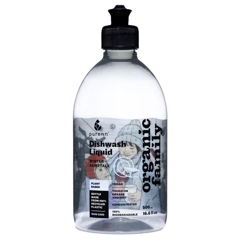 СРЕДСТВО ДЛЯ МЫТЬЯ ПОСУДЫ БЕЗ АРОМАТА. WINTER FAIRYTALE. ДЛЯ ЧУВСТВИТЕЛЬНОЙ КОЖИ 500ml