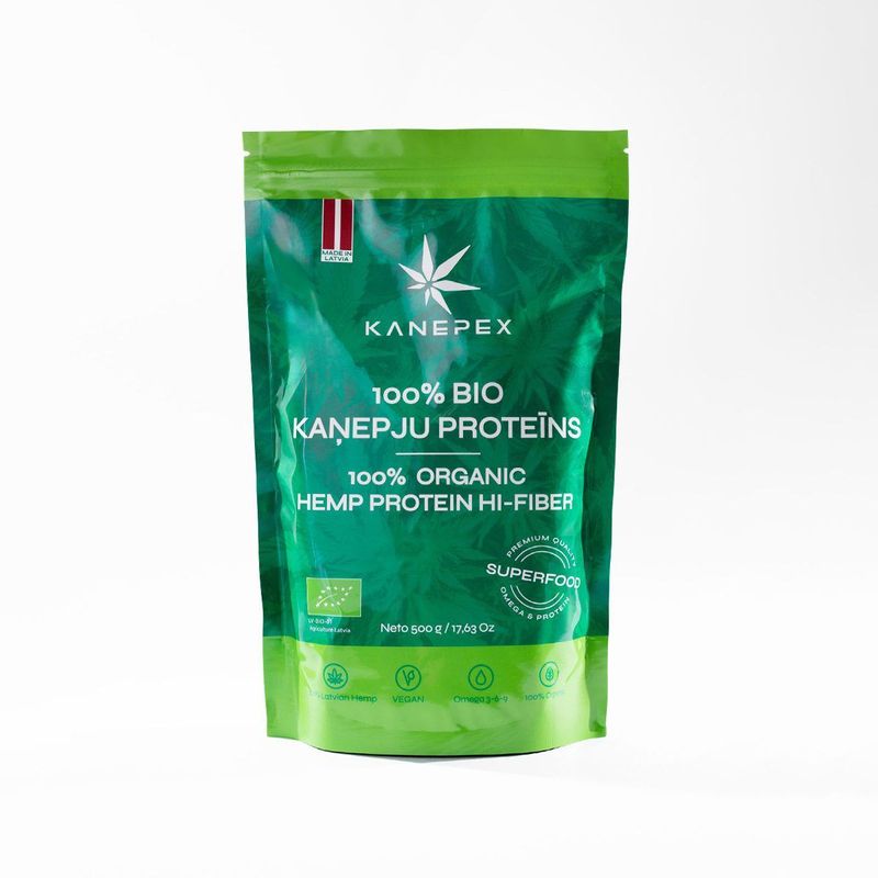 100% BIO Kaņepju proteīns, 500g