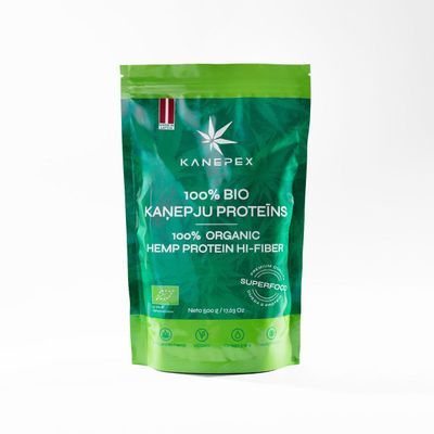 100% BIO Kaņepju proteīns, 500g 100% BIO Kaņepju proteīns, 500g