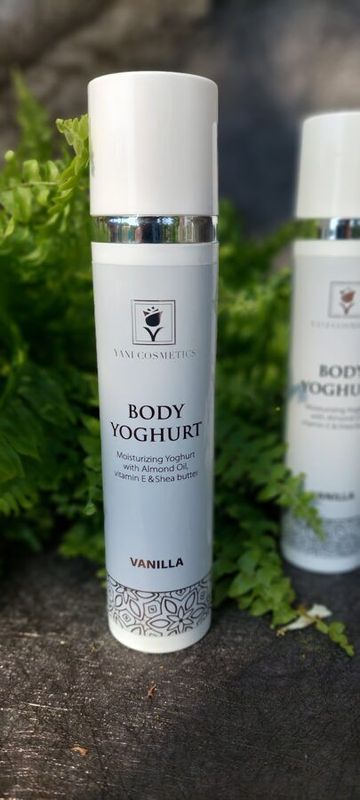 Ķermeņa jogurts ar vaniļas aromātu