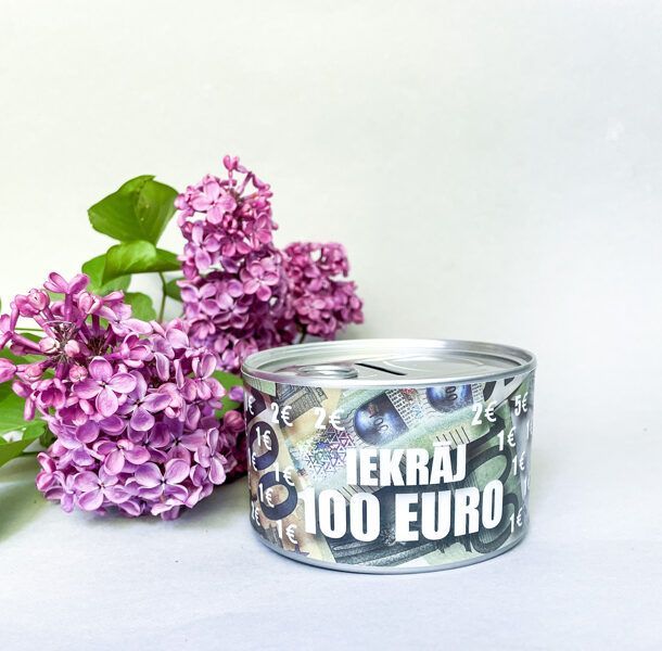 KRĀJKASE BUNDŽA "IEKRĀJ 100 EURO"