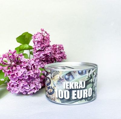KRĀJKASE BUNDŽA "IEKRĀJ 100 EURO"