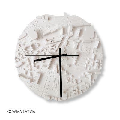 Unikāls un detalizēts Liepājas 3D pulkstenis Unikāls un detalizēts Liepājas 3D pulkstenis