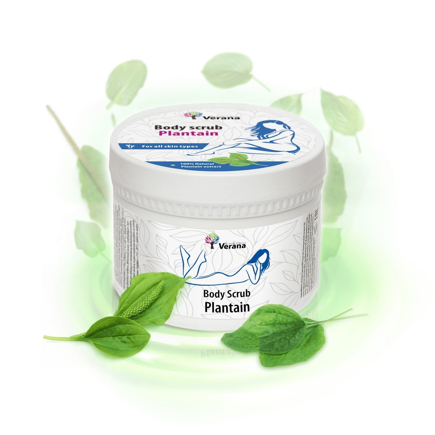 Verana Ķermeņa skrubis Professional Verana Ķermeņa skrubis Professional "Ceļmallapa", Tilpums: 300g