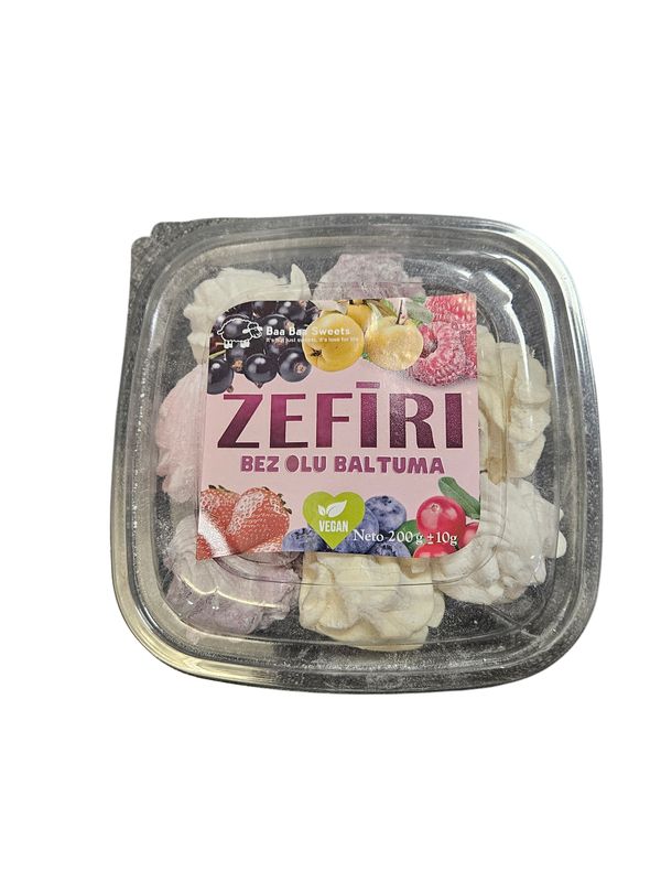 Vegānu Zefīri (Bez olu baltuma)