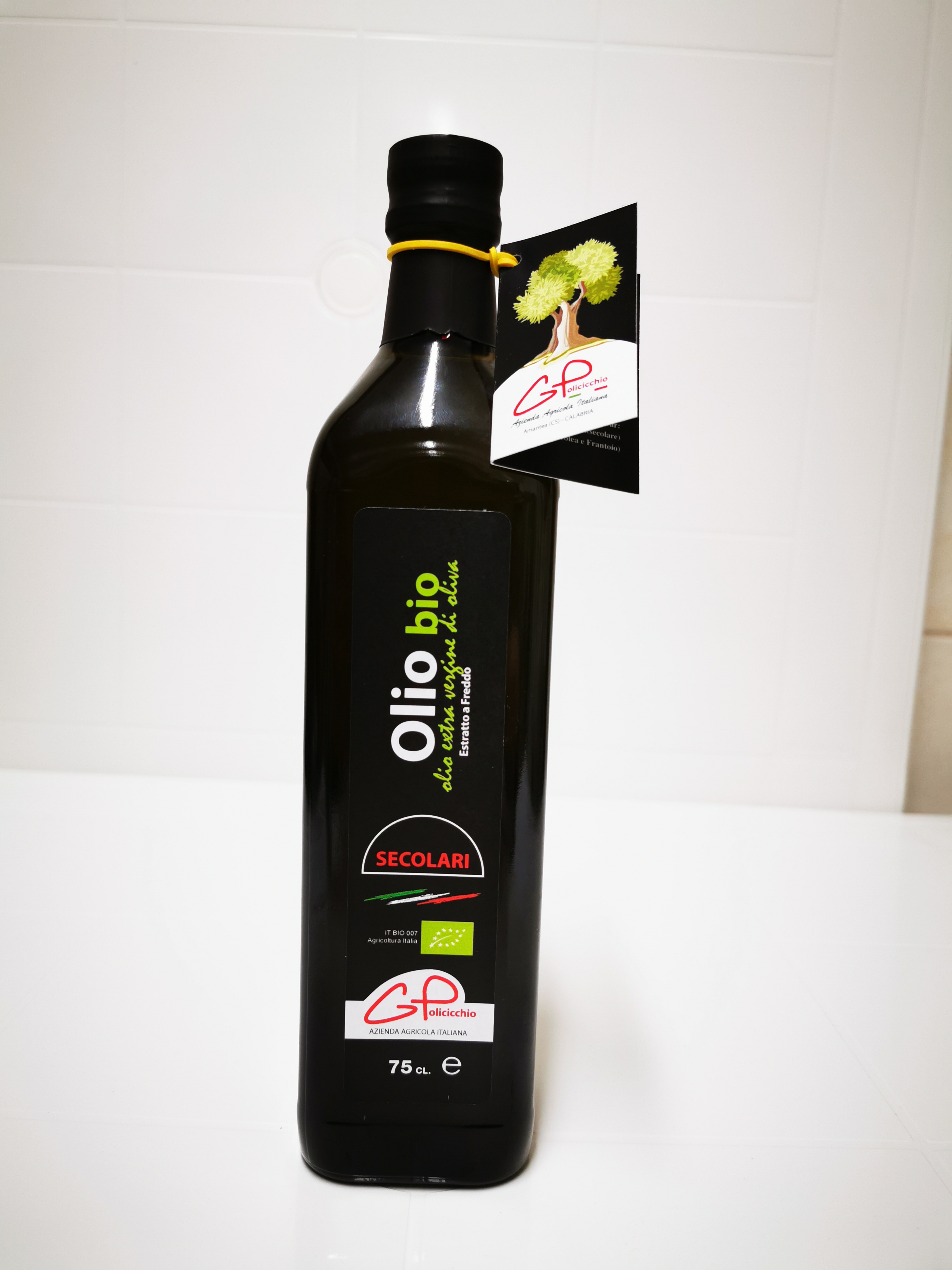 Olio extravergine biologico 75 cl