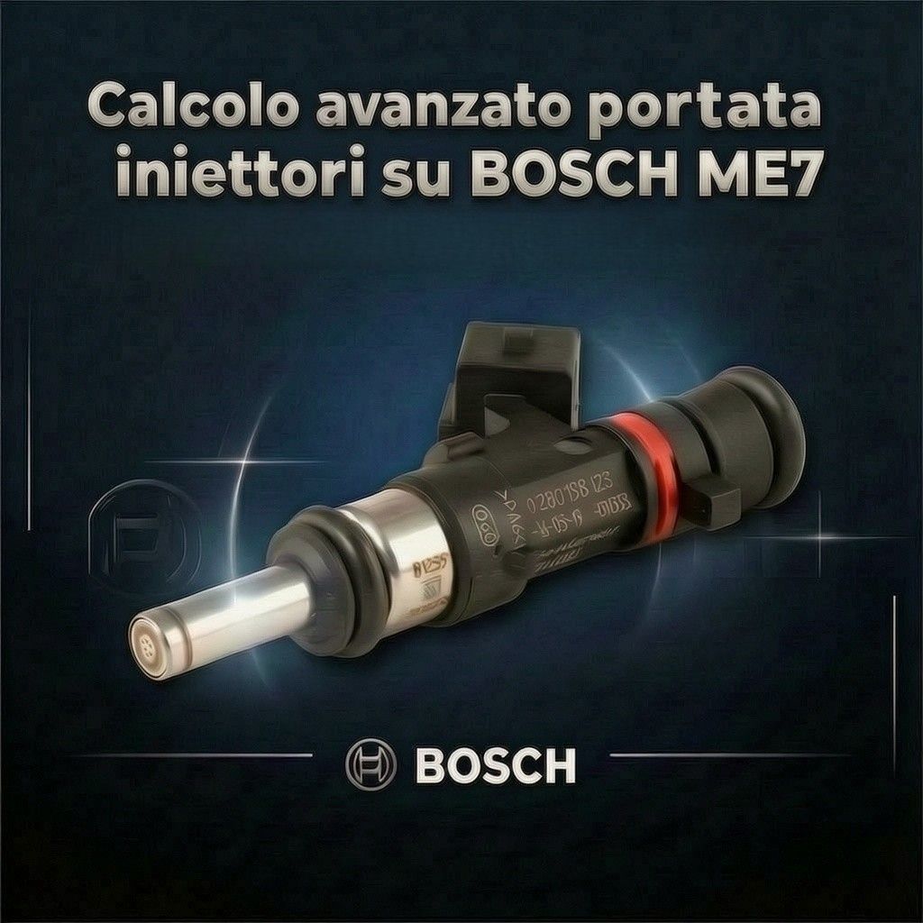 Calcolo Avanzato portata iniettori BOSCH Calcolo Avanzato portata iniettori BOSCH